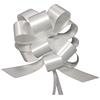 PARTY STORE SRL 50 COCCARDE FIOCCO BIANCO 3 CM AUTOTIRANTI PER MATRIMONIO CASA AUTO DECORAZIONI