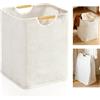 Aerzouser Cesto portabiancheria 36L, 40 x 30 x 30 cm, pieghevole, cesto portabiancheria sporco, può essere utilizzato in lavanderia, in bagno, per riporre giocattoli per bambini (40 x 30 x 30 cm)