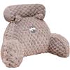 SSWH Cuscino da lettura, grande cuscino per schiena per sedersi letto, grande schienale cuneo per adulti bambini braccioli, supporto per schiena per divano letto, cuscino support(Size:60×45CM,Color:Grigio)