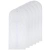 HomeClean Sacchi Porta Abiti 60x153cm（6pcs） Custodia Abiti Lunghi Trasparente con Cerniera