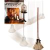 Generico Scopa Halloween Decorazioni Halloween Suono Spettrale 110 cm | Scopa Luminosa Che Si Muove E Galleggia Con Sensore Di Movimento per Portico, Casa Infestata, Esposizione Giardino, Feste,
