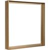 FOLKOR Cornice per pittura su tela, 61 x 91 cm, cornice galleggiante fai da te in metallo con profondità 3,8 cm, per dipinti ad olio, stampe artistiche, cornice galleggiante per paesaggi, ritratti e