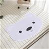Morbuy Tappetino Antiscivolo per Vasca da Bagno e Doccia, Superior Grip con Ventose, Bath Mat per Bagno, in PVC, Lavabili in Lavatrice (Bianco 34x50cm)