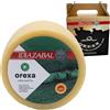 THE BASQUE gourmet - Formaggio stagionato di pecora affumicato - Formaggio spagnolo D.O.P. Idiazabal - Latte crudo - In confezione regalo con manico - Specialità dei Paesi Baschi (1,2 Kg, Naturale)
