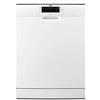 AEG FFB53900ZW Lavastoviglie AirDry 14 coperti, Display LCD, Spegnimento Automatico, 5 programmi a 4 Temperature, Terzo Vassoio per Posate, Motore Inverter, 46 dBA, Bianco, 60 cm