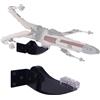 BrickVisions Supporto da parete per Lego 75393 X-Wing Starfighter, 75333 75388 Jedi Starfighter, 75347 75348 TIE Fighter, 76281 X-Man Kit, per set di blocchi da costruzione per aerei, ecc. Staffa angolare