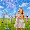 Sonnenspark Lanterna per bolle di sapone, regolabile in altezza, per bambini, con luce LED e musica, 2 in 1, macchina per bolle di sapone a mano, adatta per esterni, matrimoni e feste per bambini