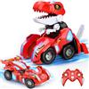 HappyGoLucky Dinosauri Transform Macchina Telecomandata, Giochi Regalo Bambino 3-12 Anni