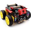 Adeept 4WD Smart Robot Kit, AWR Robotic Car Compatible with Raspberry Pi 5/4B/3B/3B+(Board Not Included), OpenCV Target Tracking, Real-Time Video, Python DIY Robotics with PDF Tutorial