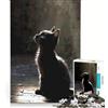 JIANGENNF Puzzle da 1000 pezzi per ragazzi, gattino nero che guarda in alto, giocattolo decorativo da parete, regalo di compleanno, adatto per la decorazione della scrivania 38x26cm