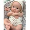 Aniiyy Bambole realistiche con bocca aperta in silicone corpo intero 13 pollici Bambole realistiche in silicone bambina - Bettie