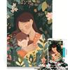 JIANGENNF Puzzle da 1000 pezzi per adulti raffigurante una madre che abbraccia la figlia un gioco fai-da-te per tutta la famiglia ideale per rafforzare il legame di coppia 50x75cm