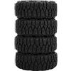 Naroote RC CAR -auto, Diametro Pneumatico 58mm Piccolo RC -Ruote 4 Pezzi 1,0 Pollici Piccole per 1/18 /24 (rosso)