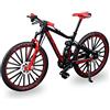 Jiahuade Mini Bicicletta Giocattolo,BMX Finger Bike,Bicicletta da Dito,bicicletta Metallo Miniatura,bicicletta Mountain Bike Modellino