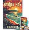 JIANGENNF Puzzle per ragazzi da 1000 pezzi, Byron Bay in Australia, giocattolo educativo, divertente e spiritoso, compleanno e Natale 38x26cm