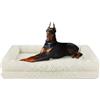 FURTIME - Letto Ortopedico per Cani di Grandi e Giganti Razze, Mousse a Cellule Aperte, Cuccia per Cane Rimovibile, Lavabile e Antiscivolo, Cuscino per Cane con Bordi Alti e Supporto Rinforzato
