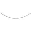 Carissima Gold Women's 9 ct White Gold 0.7 mm Round Snake Chain Necklace
