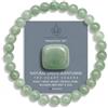 SIMPLÍ BASIC Braccialetto di guarigione naturale, braccialetto chakra da 6 mm, con pietre preziose e cristalli, braccialetto da donna, braccialetto da uomo, fortuna, calma, ansia, accessori per