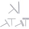 Yumilok Yumi Lok 6pcs in argento Sterling 925 Asta di incenso orecchini a perno gioielli orecchini Bar Earrings per donna donna ragazza, 3 coppie