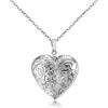 MUERDOU Heart Sunflower Locket Necklace that Holds Pictures You Are My Sunshine Photo Memory Locket Pendant Necklaces, Acciaio inossidabile