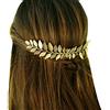 Fodattm Pettinino per capelli con foglie dorate, per damigella d'onore, fermaglio per capelli, accessori per capelli, gioiello con pettine
