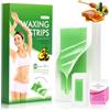 BUTBU 60pz Strisce Depilatorie Impostato, Depilatorie 20*Viso e 40*Corpo | per Pelle Sensibile con Estratti Vegetali Naturali Lenitivo ed Emolliente, Adatto per la Casa, I Viaggi e Le Gite