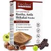 Elecious Naturals Amla, Reetha, Shikakai Powder for Hair 3-in-1 Natural Hair Cleanser 100% Natural, No Chemical, No Preservative SLS, Paraben Free Ready to Use