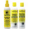 Generico Jamacican Mango & Lime No More Itch Grow Spray 8oz con Shampoo Tingle 8oz e Balsamo proteico 8oz