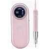 O NAIL Fresa per Unghie Professionale 50000 RPM - Lima Elettrica Ricaricabile, 2x più Veloce e Silenziosa con Smart Control, Set di Punte da 3 mm, Kit Manicure per Gel e Acrilico, Rosa