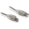 Delock Cavo DELOCK USB 2.0 A-St. B-St. 0,5m m. Ferritkern [sr] [82057]