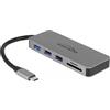 Delock Docking Station Delock Usb-C per dispositivi mobili 4K Grigio [87743]
