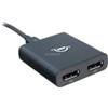 Owc Adattatore owc 1x thunderbolt/2x displayport Nero [OWCTB3ADP2DPT]