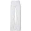 PIECES Pcsilke MW Wide Colered Jeans Noos BC, Bianco, 29W x 32L