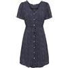 ONLY Onlsonja Life S/S Dress Noos Wvn Abito da Donna Night Sky/AOP: DOT W Macadamia 44