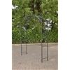 CLP Arco Da Giardino Flexi In Metallo Arco Per Piante Rampicanti Regolabile I Larghezza 110-175CM, Alt. 235-268 CM, Colore:nero