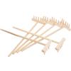 IWOWHERO Rastrello in miniatura per giardino e scrivania, 6 pezzi, cinque plettri, dimensioni compatte per sabbiere e decorazione zen, strumento portatile per creare disegni dettagliati, sabbia
