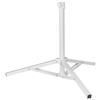 AKTIVE Base per ombrellone, colore bianco, 3 gambe in metallo, aperta 100 x 100 x 83 cm, chiusa 10 x 10 x 68 cm, palo Ø 25-32 mm, ombrellone pieghevole, piede ombrellone (61157)