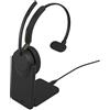 Jabra Evolve3 65 - Cuffie mono wireless USB-C con ANC | Certificate per Microsoft Teams | Includono base di ricarica
