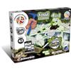 Science4you Kit Dinosauri 4 in 1 - Fossili da Scavare che si Illuminan al Buio di 4 Dinosauri: T Rex, Stegosauro, Triceratopo e Velociraptor, Scheletro Dinosauro, Giocattoli per Bambini 6 7 8 9+ Anni