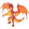 Papo - Dragon King del Fuoco - Personaggio Fantasy Snodabile - 16 cm | Dai 3 anni, drago snodabile da collezionare per un gioco di fantasia medievale che stimola creatività e racconti eroici