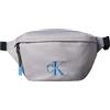 Calvin Klein Uomo Marsupio Bold con Logo, Grigio (Cloudburst), Taglia Unica