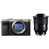 Sony Alpha 7C II (ILCE-7CM2) + Tamron 12-20 mm f/2,8 argento"