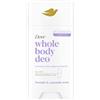 Dove Deodorante Dove Stick Whole Body Deo 75ml, Deodorante per Tutto il Corpo, Profumo di Lavanda e Camomilla, Protezione dagli Odori fino a 24 ore, Dermatologicamente testato, Ginecologicamente testato