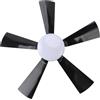 Topiky Ventilatore da Soffitto con Presa, Ventilatori da Soffitto con Luci e Telecomando, 3 velocità del, Piccolo Ventilatore da Soffitto Dimmerabile con Timer per Camera