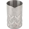 Hztyyier Mixing Glass Acciaio Inossidabile Cocktail Shaker Drink Cup per Home Wedding Party Coffee Milk Tea 60ml (Maglia d'argento)