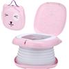 NK Children's Potty - Baby & Children Toilet, Portable, Foldable, Infant Design, Learning, Hygienic, Diaper Transition, Bathroom, Learning, Fun, Safe, Easy to Use - Includes Bags