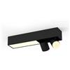 Philips Hue White&Col. Amb. Centris Spot 2flg nero 1540lm