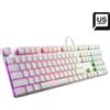 Sharkoon PureWriter RGB Blue tastiera Gaming USB QWERTY US English White