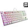 Sharkoon PureWriter TKL RGB Blue tastiera Gaming USB QWERTY US English White