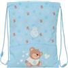 safta Real Madrid PRESCUCOLAR - Zaino a sacco piatto per bambini, ideale per bambini di diverse età, comodo e versatile, qualità e resistenza, 26 x 34 cm